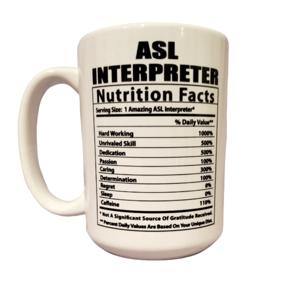ASL Interpreter Mug